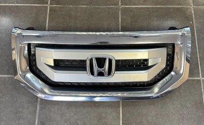 ✅️ 2009 - 2011 HONDA PILOT PARRILLA CROMO PLATA PANAL PARRILLA SUPERIOR DELANTERA OEM Foto 1 de 4
