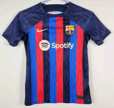 Nike FC Barcelona 2022/2023 Home Soccer Jersey Youth Size M DJ7851-452 - Image 1 of 4