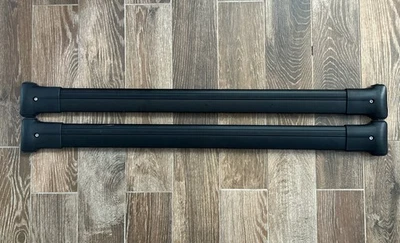 Barras transversales de techo negras para Mitsubishi Outlander 2007-2013 caja abierta Foto 1 de 4