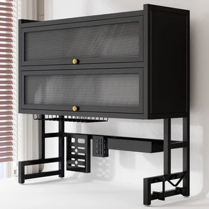 Gabinete de almacenamiento de utensilios de cocina sobre el fregadero 33,46 pulgadas 2 niveles - Imagen 1 de 11