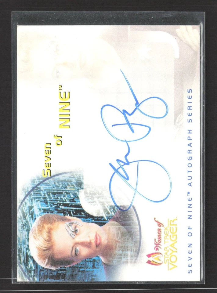 Rittenhouse Frauen von Star Trek Voyager Jeri Ryan als Seven of Nine Auto #SA1 - Bild 1 von 2