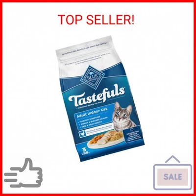 Comida seca para gatos adultos Blue Buffalo Tastefuls fórmula para gatos de interior, hecha en EE. UU. con Foto 1 de 2