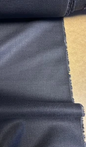 8.1 Metres Black Linen Blend Deadstock Fabric. FINAL LENGTH - Picture 1 of 4