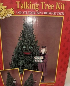 Vintage Gemmy Douglas Fir The Talking Tree Kit Animate Christmas Tree - Picture 1 of 6