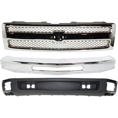 Grille Front for Chevy Chevrolet Silverado 1500 Truck 2009-2013 Foto 1 de 4