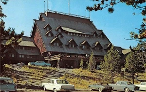 Postal antigua fiel del Parque Nacional de Yellowstone, Wyoming década de 1960 - Imagen 1 de 2