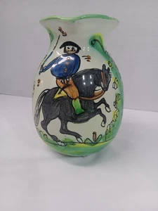 Vintage Spanischer Majolika Krug - Restaurante Botín Madrid 1725 - Reiter - Bild 1 von 9