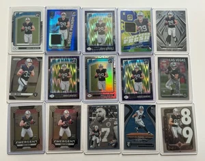 15 Card Brock Bowers Lot - Fire Emoji SSP, Purple Shock, Blue Hyper, Neon Green - Picture 1 of 2