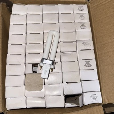 72pcs. PLS 5W 110V G23 Base 1U Tube CFL 4000K  Compact Fluorescent Bulb - Image 1 of 4