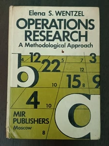 MIR PUBLISHER: OPERATIONS RESEARCH A METHODOLOGICAL APPROACH BY ELENA S. WENTZEL - Picture 1 of 11