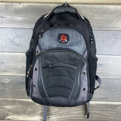 Swiss Gear Uline 16" Laptop Backpack Wenger Synergy - Black/Gray - EUC - Image 1 of 4