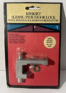 Kwikset 321 ksp Serratura per Porta Scorrevole per Patio da 13/8" a 2" Misura (L) - Foto 1 di 2