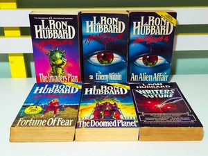 Lot of 6x L. Ron Hubbard Science Fiction PB Books: Mission Earth & More! - Picture 1 of 5