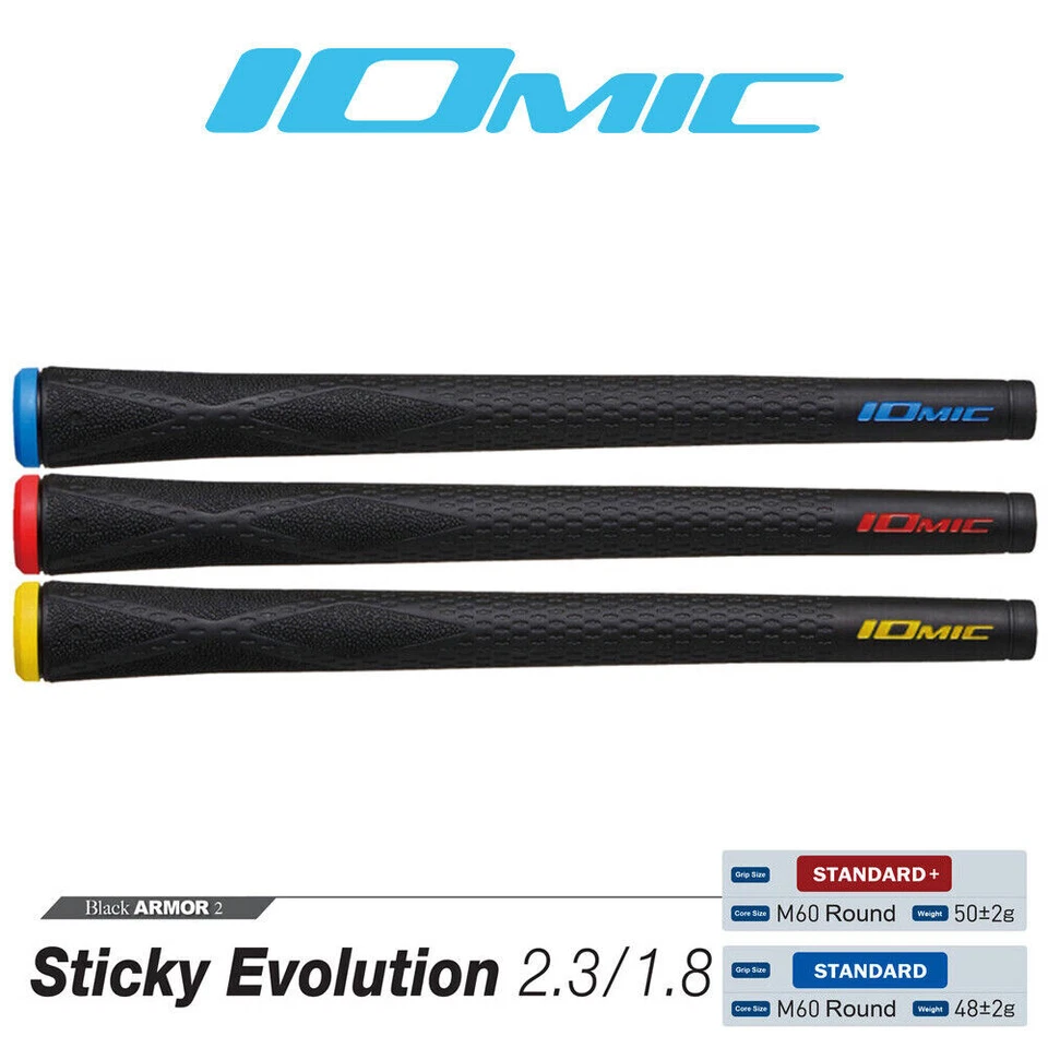 Empuñaduras Iomic Swinger - Black Armor 2 Series Sticky Evolution 2.3 Foto 1 de 1