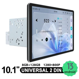 10.1inch HD Capacitive Touchscreen Android 13 Universal 2Din Head Unit DSP WiFi - Picture 1 of 16