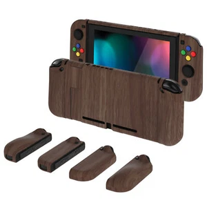 PlayVital AlterGrips Dockable Schutzhülle für Nintendo Switch Holzmaserung - Bild 1 von 10
