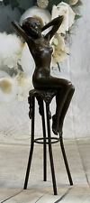 Art Deco / Nouveau Caldo Scultura Naked Lady Bronzo Masterpiece Casa Ufficio