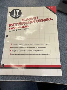 I&T Shop Service C-38 Case/International Shop Manual, Models 1896 and 2096 - Imagen 1 de 3