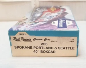 HO SCALE SP&S 7415 SPOKANE PORTLAND & SEATTLE 40' BOX CAR - Bild 1 von 3