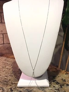 NADRI 'Salome' Cubic Zirconia Body Chain Silver Tone - Picture 1 of 5