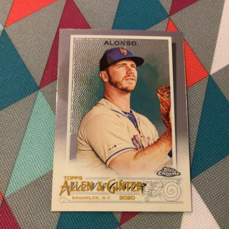 Pete Alonso #34 Mets MVP (base card) 2020 Topps Chrome Allen & Ginter - Image 1 of 1