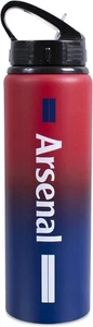 BOTTIGLIA ACQUA ARSENAL FC 750ML FADE METALLIC CALCIO REGALO LICENZA UFFICIALE - Foto 1 di 5