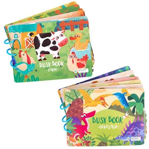 Montessori Quiet Book for Toddlers Montessori Busy Book Preschool Educational - Picture 1 of 14