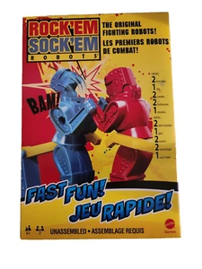 Rockem Sockem Fighting Robots Game Mattel Classic Toy, Mini. - Picture 1 of 5