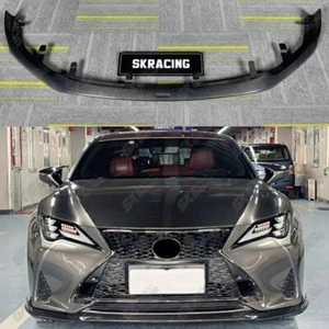 Parachoques delantero divisor de labios fibra de carbono real para Lexus RC300 RC350 F-Sport 2019+ - Imagen 1 de 16