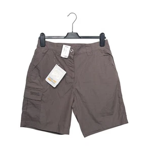 Pantalones Cortos para Caminar Regatta Marrón Secado Rápido Repelente al Agua Piel Cruzada - Talla 12 NUEVO - Imagen 1 de 14