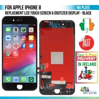 For iPhone 8 Replacement LCD Screen Display Digitizer 3D Touch Assembly Black - Image 1 of 4
