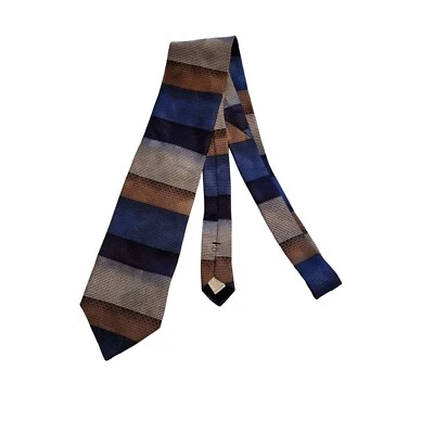 Corbata de seda azul para hombre #6630 Honors Foto 1 de 4