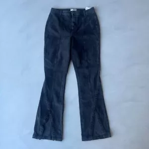 Free People CRVY Mona High Rise Flare Jeans. Black. W31 - Picture 1 of 6