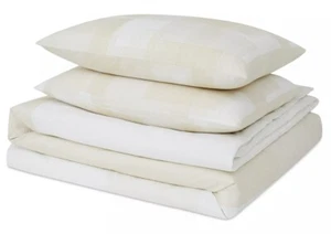 Calvin Klein Naturals Pure Grid King Comforter 3pc Set - Picture 1 of 8