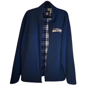 NFL Seattle Seahawks Football Sports Team Fleece Jacket Men's XL - Picture 1 of 8