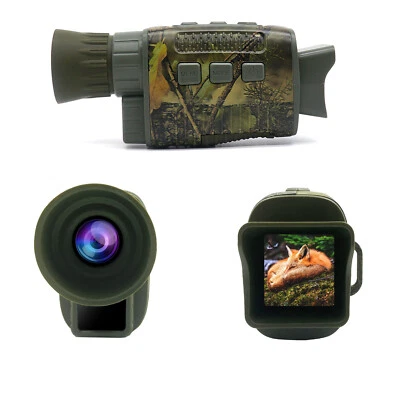 850nm IR Night Vision Monocular Infrared Scope HD Digital Camera Video 5X Zoom  - Image 1 of 4