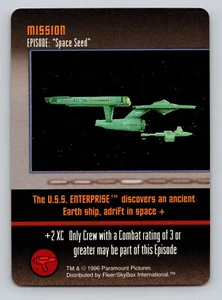1996 Star Trek The Card Game Misson - Space Seed TCG CCG TOS - Picture 1 of 2