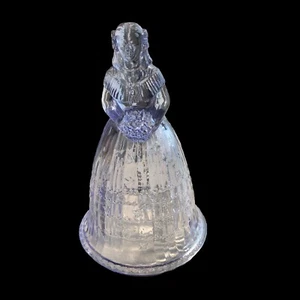 Vintage Imperial Glass Suzanne Southern Belle Bridesmaid Blue Bell - Picture 1 of 7