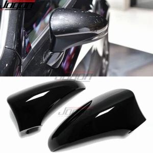 Black ABS Side Mirror Covers Cap For Lexus RC200 300 350 RC F SPORT 2015 2016-18 - Foto 1 di 10