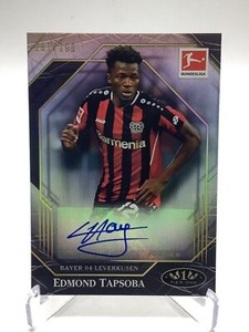 TOPPS BUNDESLIGA TIER ONE 2021/22 AUTO EDMOND TAPSOBA LEVERKUSEN 081/100