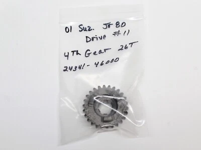 2001 01-04 Suzuki JR80 JR DS 80 Drive Shaft 4th Gear 26T 24341-46000 - Imagem 1 de 4