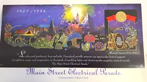 1999 Disneyland Commemorative Collectors Main St. Electrical Parade Card Sealed - Bild 1 von 2