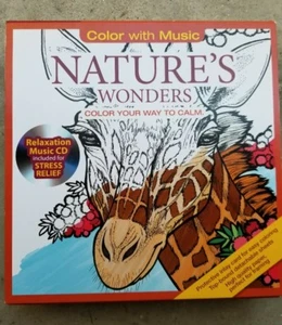 Color With Music Nature's Wonders Adult Coloring Book - Bild 1 von 1