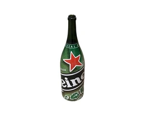 Large 19" Heineken Collectible Glass Beer Bottle - EMPTY - Picture 1 of 6