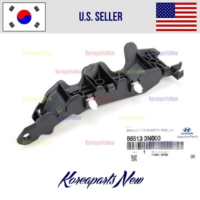 FRONT Bumper Bracket Retainer Left DRIVER 865133N0 ⭐OEM⭐ Hyundai Equus 2011-2016 - Image 1 of 2