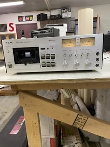 TEAC A-480 Stereo Cassette Deck Vintage schwarz - Bild 1 von 16
