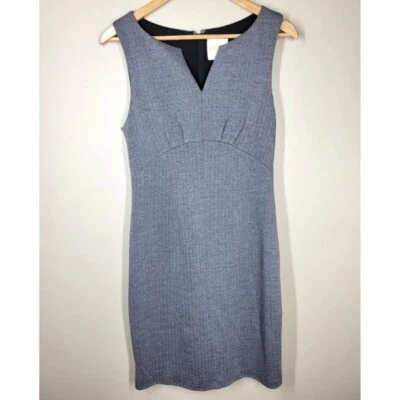 ModCloth Herringbone Sheath Pencil Dress Medium Career Office Sleeveless  - Image 1 of 4