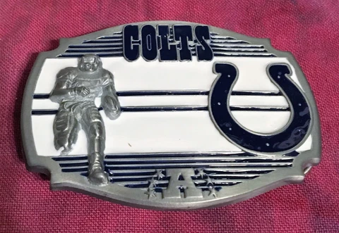 INDIANAPOLIS COLTS PLAYER BELT BUCKLE NFL BUCKLES NEW Cover