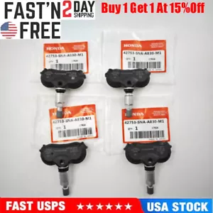 Genuine 4PCS Tire Pressure Sensor TPMS 315Mhz For 06-13 Honda Civic 4-Door 1.8L - Picture 1 of 5