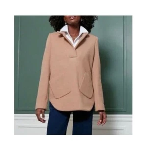 Tuckernuck | NEU Emerson Wolle Reitsport Popover Jacke in Kamel Größe S - Bild 1 von 13